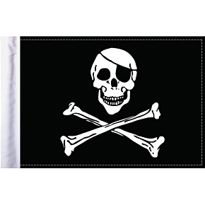 Jolly Roger Flag - 6" x 9" FLG-JR