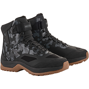 Alpinestars CR-6 Drystar Shoes - Black/Gray/Gunmetal - Size 8.5