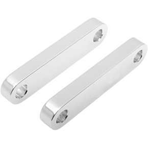 Klock Werks Hugger Front Fender Mounting Blocks - For 21" Wheels - Chrome KW05-02-0102-C