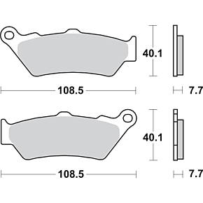 Sbs HF Brake Pads 674HF