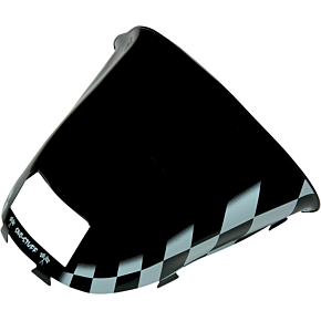 Sno Stuff Windshield - Black/White Checkered - Ski Doo 479-472-55