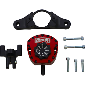 V5-S Steering Damper - Red - R6 5-5011-4005R