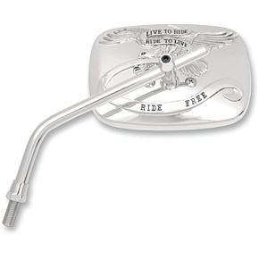 Live to Ride Free Mirror - Chrome - 10 mm - Left 20-31755A