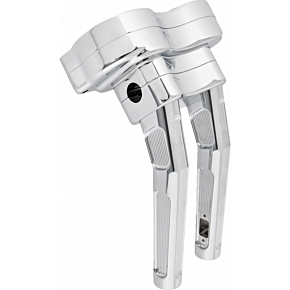 Method Kickback Handlebar Riser - 10" - Chrome 520-033