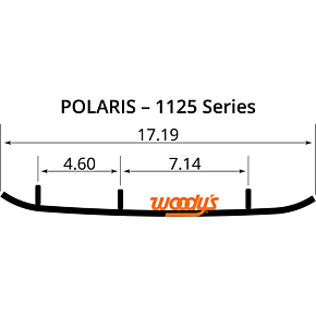 Wear Bar - Trail Blazer IV™ Flat-Top® - 6" - 60° TPI4-1125