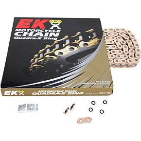 Enuma Chain (EK) 530 ZVX3 - Sportbike Chain- 160 Links - Gold