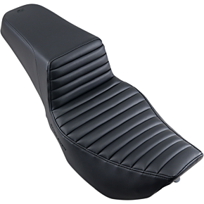 Step Up Seat - Tuck and Roll - Black - FLHR/FLHX