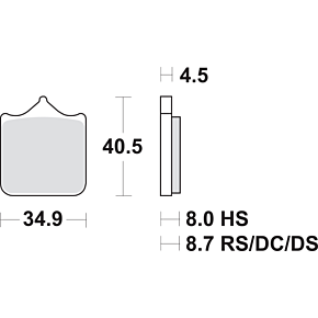 Dual Carbon Brake Pads - BMW 870DC