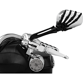 Kuryakyn Skeleton Mirror - Black/Chrome