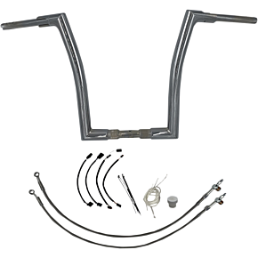 Handlebar Kit - Flat Top - 16" - Chrome 609616