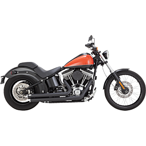 Big Shots Staggered Exhaust System - Matte Black 47959