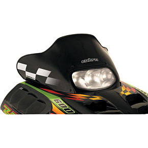 Windshield - 13" - Black - Arctic Cat 12620