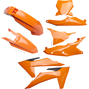 Replacement Body Kit - Orange/Black - KTM - SX '23-'24 KTKIT529@127