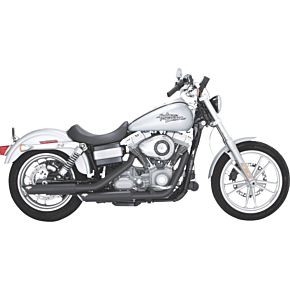 3" Twin Slash Slip-On Mufflers - Black 46337
