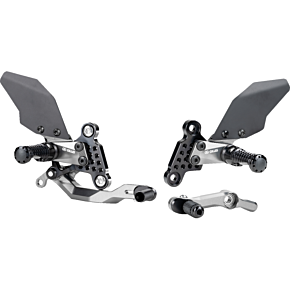 Adjustable Rearset - Black/Chrome AS31GT3-Y15-B
