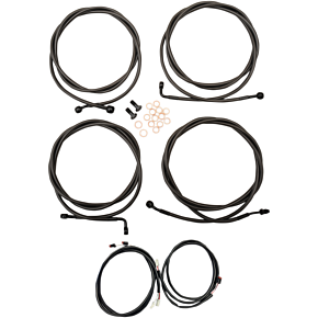La Choppers Cable Kit - Mini Ape Hanger Handlebars - Midnight LA-8054KT3-08M