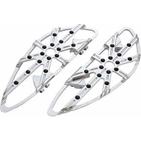 Driver Floorboards - 10 Gauge - Chrome 410-006