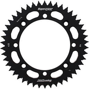 Rear Sprocket - Black - Kawasaki/Suzuki - 46 Tooth RAL-455-46-BLK