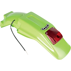 Enduro Rear Fender - with Light - Green KA02715026