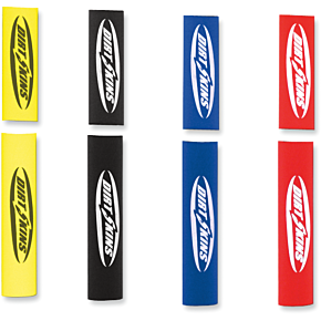 Standard Dirt Skins™ Fork Covers - 2 mm Neoprene - Red/White DSFRKSKN01-3