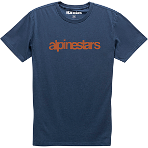 Heritage Word T-Shirt - Navy/Red - Large 1210730067030L