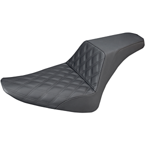 Step Up Seat - Lattice Stitched - Black - FLS