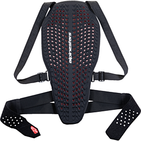 Nucleon Plasma Back Protector - Black/White/Red - Large 6504325-123-L