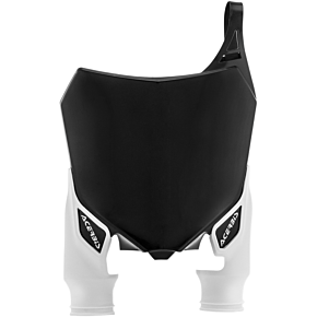 Acerbis Raptor Number Plate - Black/White