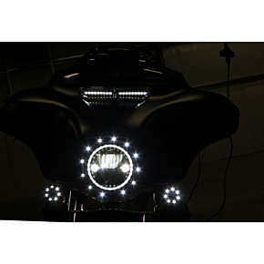 Custom Dynamics Fairing Vent Trim - White CD-VENT-TF-KIT