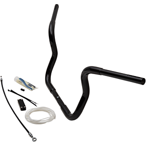 Fat Baggers Inc Handlebar Kit - Rounded Top - 10" - Black 909410-B