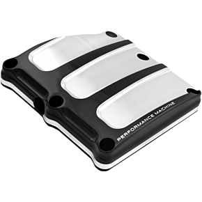 Performance Machine Pm Transmission Cover - Platinum Cut™ - Scallop 0203-2018-BMP