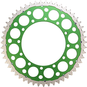 Renthal Twinring™ Rear Sprocket - 51 Tooth - Green 112052051GPGN