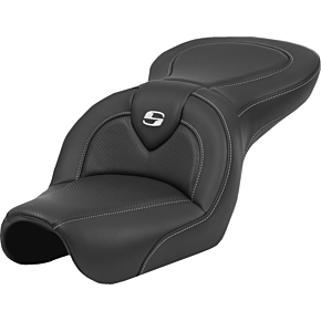 Roadsofa™ Seat - Carbon Fiber - Black Stitch - without Backrest - FL '04-'05 804-04-185