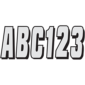 I.D. Sticker Kit - 320 Series - Silver SIBLK320
