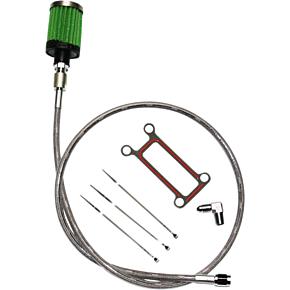Oil Tank Breather Kit - Stainless - '99-'01 3075