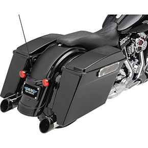 Kuryakyn Curved License Plate Mount - Black