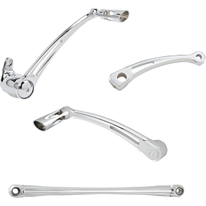 Deep Cut Foot Control Kit w/ Toe Shifter - Chrome 420-109