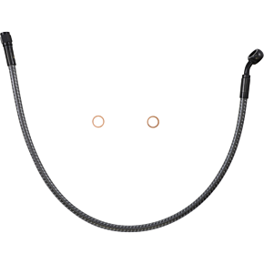 Brake Line - Front - 10 mm - 35° - 21" - KARBONFIBR AS77121