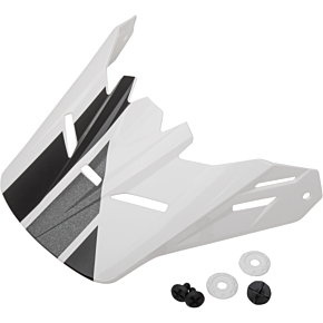 Rise Visor - Youth - Evac - Gloss White/Black/Gray 0132-1402