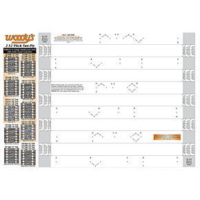 2-Ply Track Template - 2.52 Pitch 252T-TEMP
