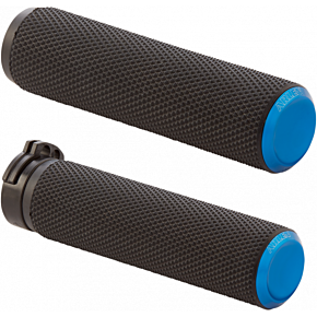 Grips - Knurled - Cable - Blue 07-335