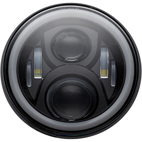 Custom Dynamics Headlamp - 7" - LED - Black CD-7-13-B