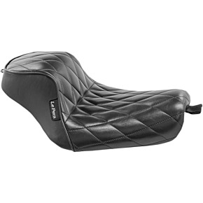 Le Pera Sprocket Solo Seat - Diamond - Black - XL '10+ LK-326DM
