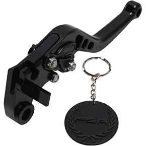 Powerstands Racing Clutch Lever - Short - Black 00-00428-22