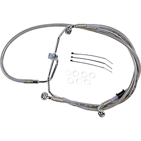 Brake Line - +8" - Stainless Steel - FXDF '08-'17 1741-2904