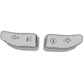Turn Signal Switch Extension Caps - '14-'20 - Chrome 2106-0361