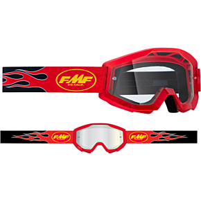 PowerCore Goggles - Flame - Red - Clear F-50050-00008