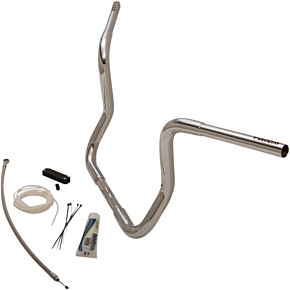 Fat Baggers Inc Handlebar Kit - Rounded Top - 12" - Chrome 909412