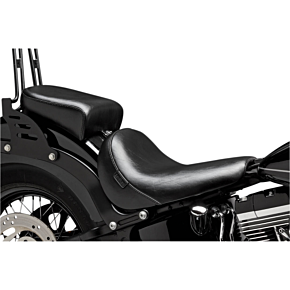 Le Pera Bare Bones Pillion Pad - Deluxe - Smooth - Black - FXS '11-'13 LKS-007PDX