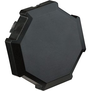 Moose Racing Hub Cap - Black - RZR